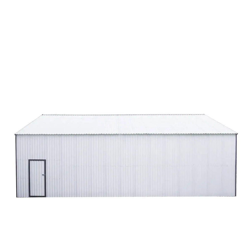 30' x 40' Metal Garage Shed, 11' High Double Front Doors, 17' Peak, 1260 Sq-Ft TMG-MS3040