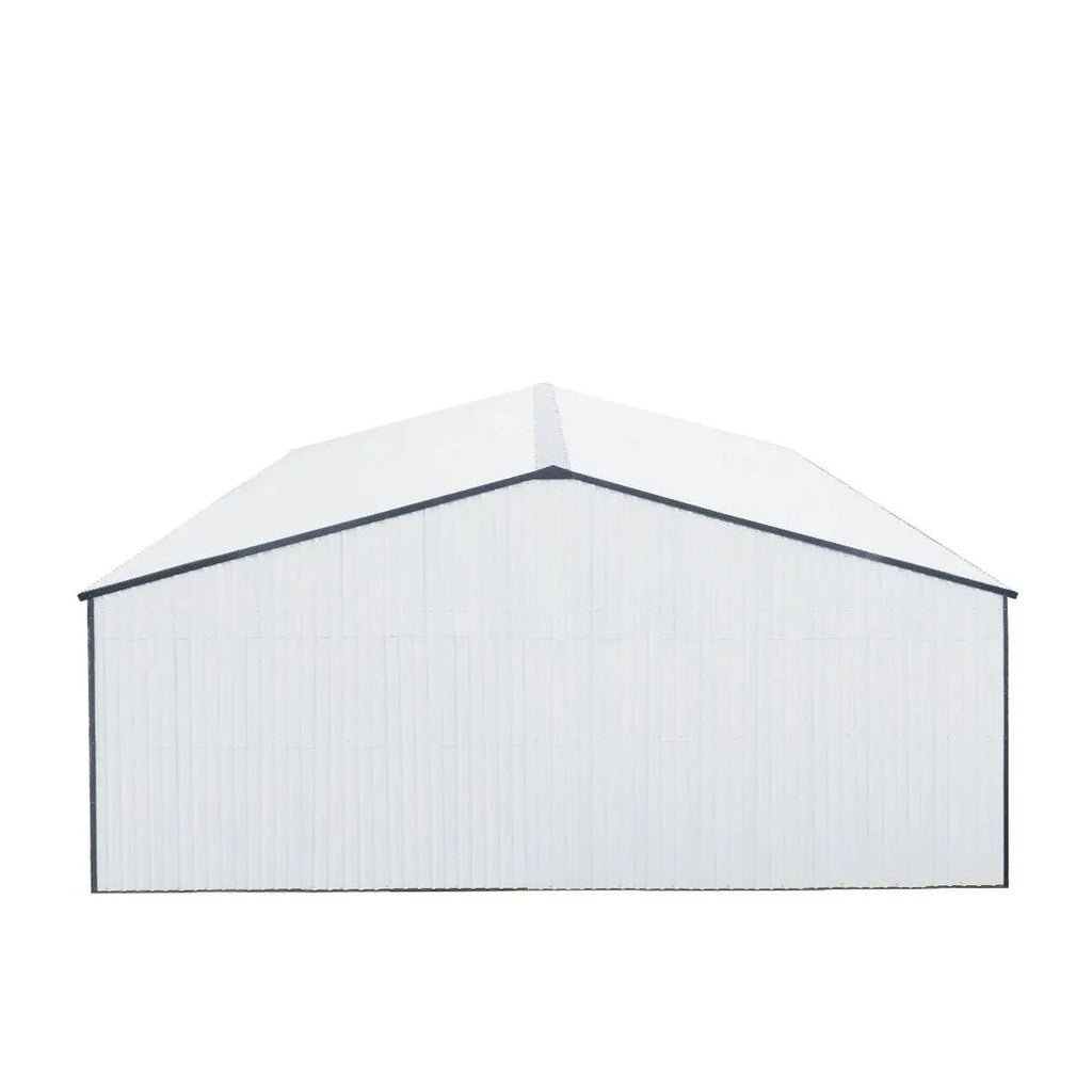 30' x 40' Metal Garage Shed, 11' High Double Front Doors, 17' Peak, 1260 Sq-Ft TMG-MS3040