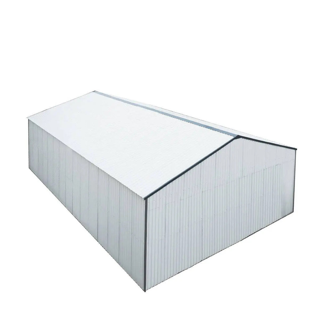 30' x 40' Metal Garage Shed, 11' High Double Front Doors, 17' Peak, 1260 Sq-Ft TMG-MS3040