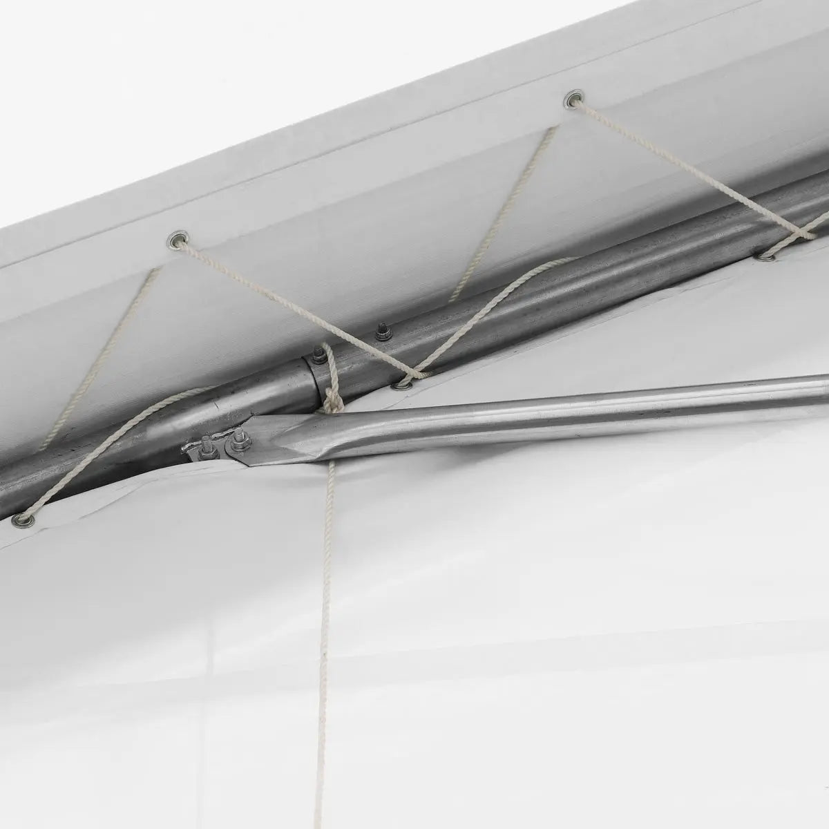 30' x 80' Peak Ceiling Storage Shelter with Heavy Duty 17 oz PVC Cover & Drive Through Doors, TMG-ST3082V