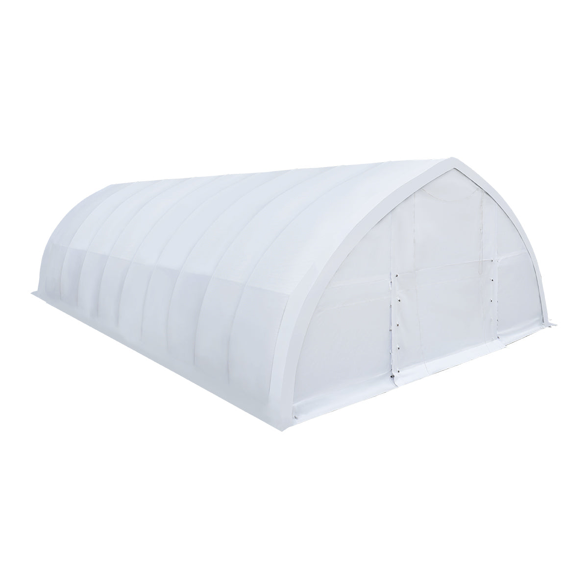 30' x 40' Peak Ceiling Storage Shelter with Heavy Duty 11 oz PE Cover & Drive Through Doors, TMG-ST3042E (Previously ST3040E)