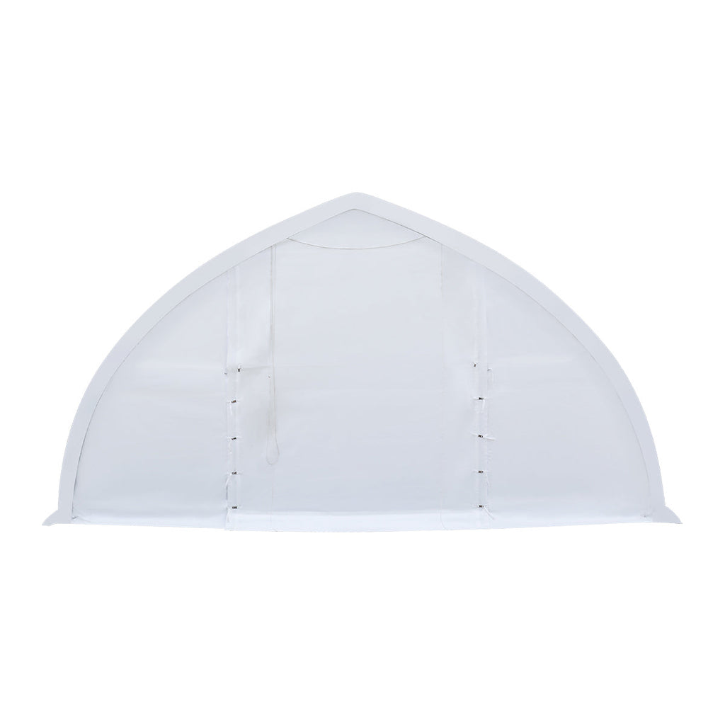 30' x 40' Peak Ceiling Storage Shelter with Heavy Duty 11 oz PE Cover & Drive Through Doors, TMG-ST3042E (Previously ST3040E)