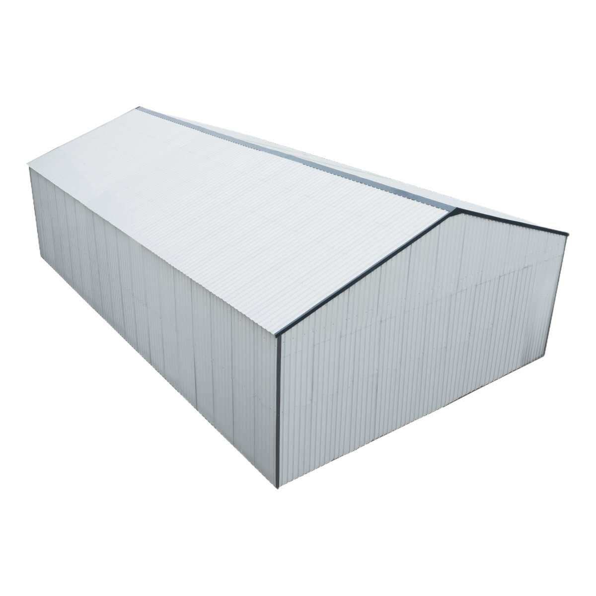 30' x 50' Metal Garage Shed – Steel Building with 11' Clearance High Front Doors, Side Entry Door, 16 GA Steel Structure TMG-MS3050