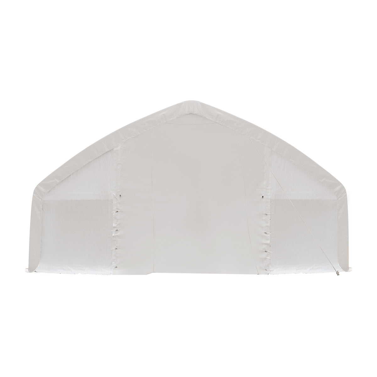 30' x 50' Straight Wall Peak Ceiling Storage Shelter with Heavy Duty 17 oz PVC Cover TMG-ST3052V (Previously ST3050V)
