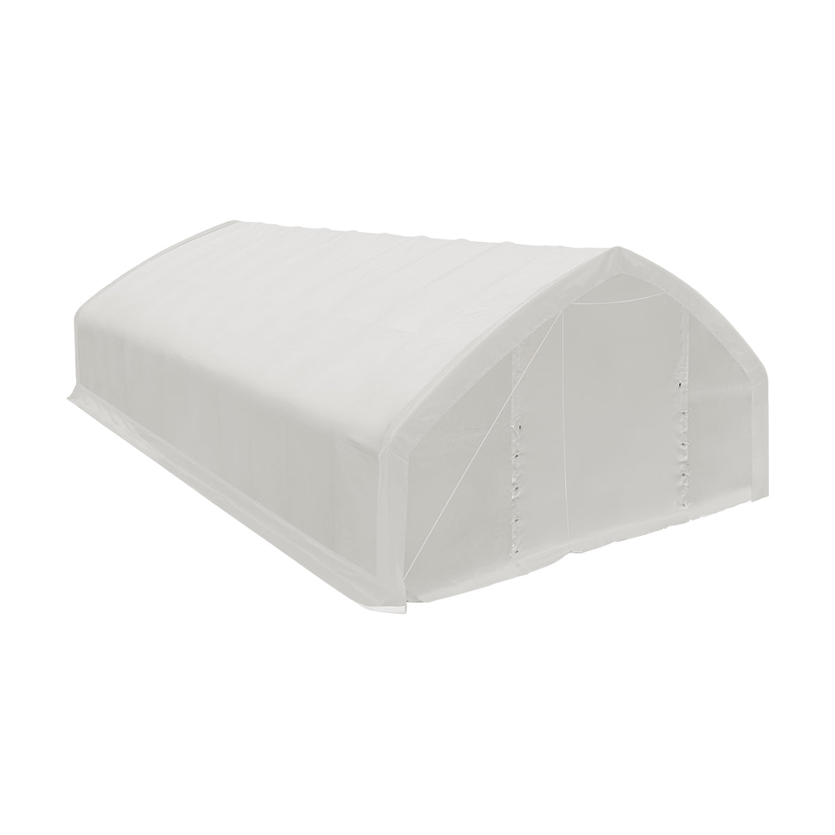 30' x 50' Straight Wall Peak Ceiling Storage Shelter with Heavy Duty 17 oz PVC Cover TMG-ST3052V (Previously ST3050V)