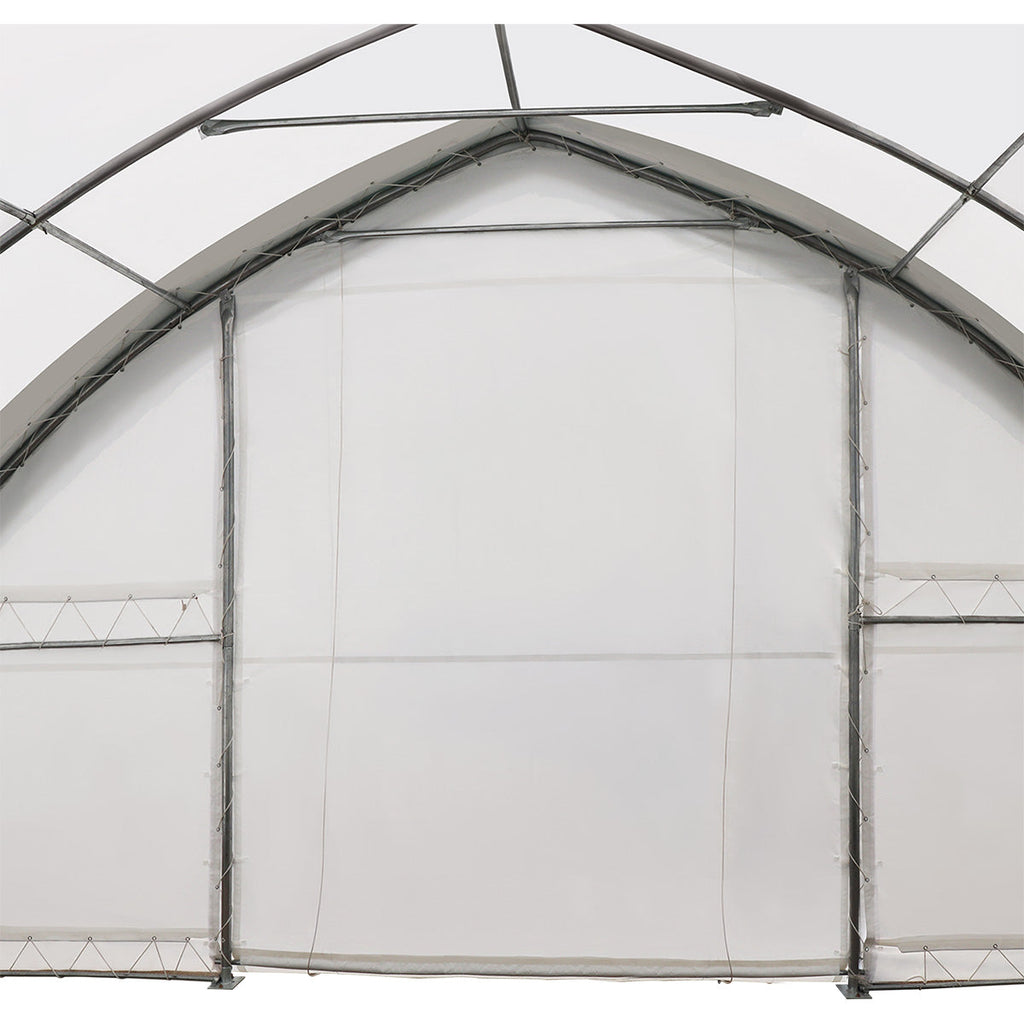 30' x 60' Peak Ceiling Storage Shelter with Heavy Duty 17 oz PVC Cover & Drive Through Doors, TMG-ST3062V (Previously ST3060V)