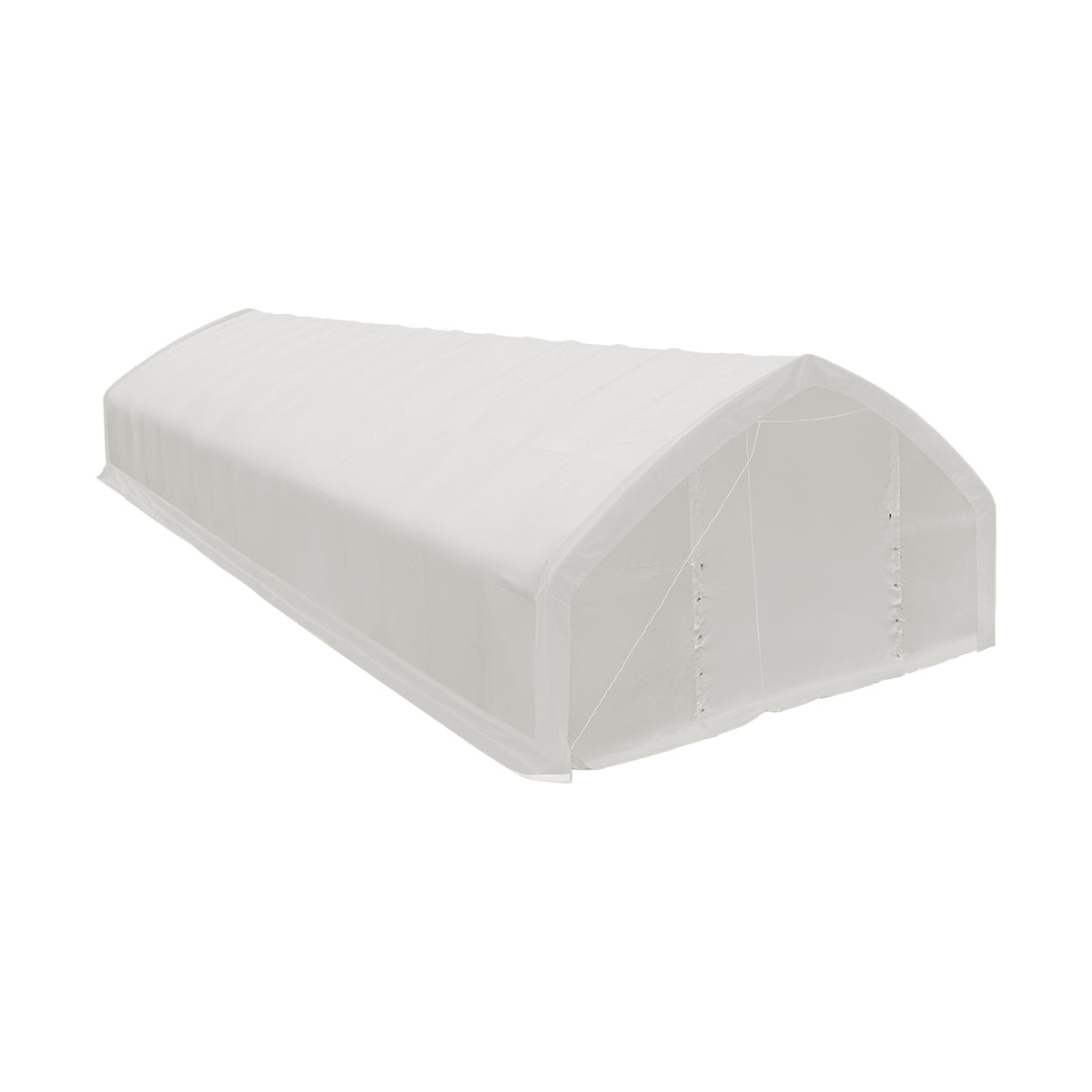 30' x 70' Straight Wall Peak Ceiling Storage Shelter with Heavy Duty 10 oz PE Cover TMG-ST3072E (Previously ST3070E)