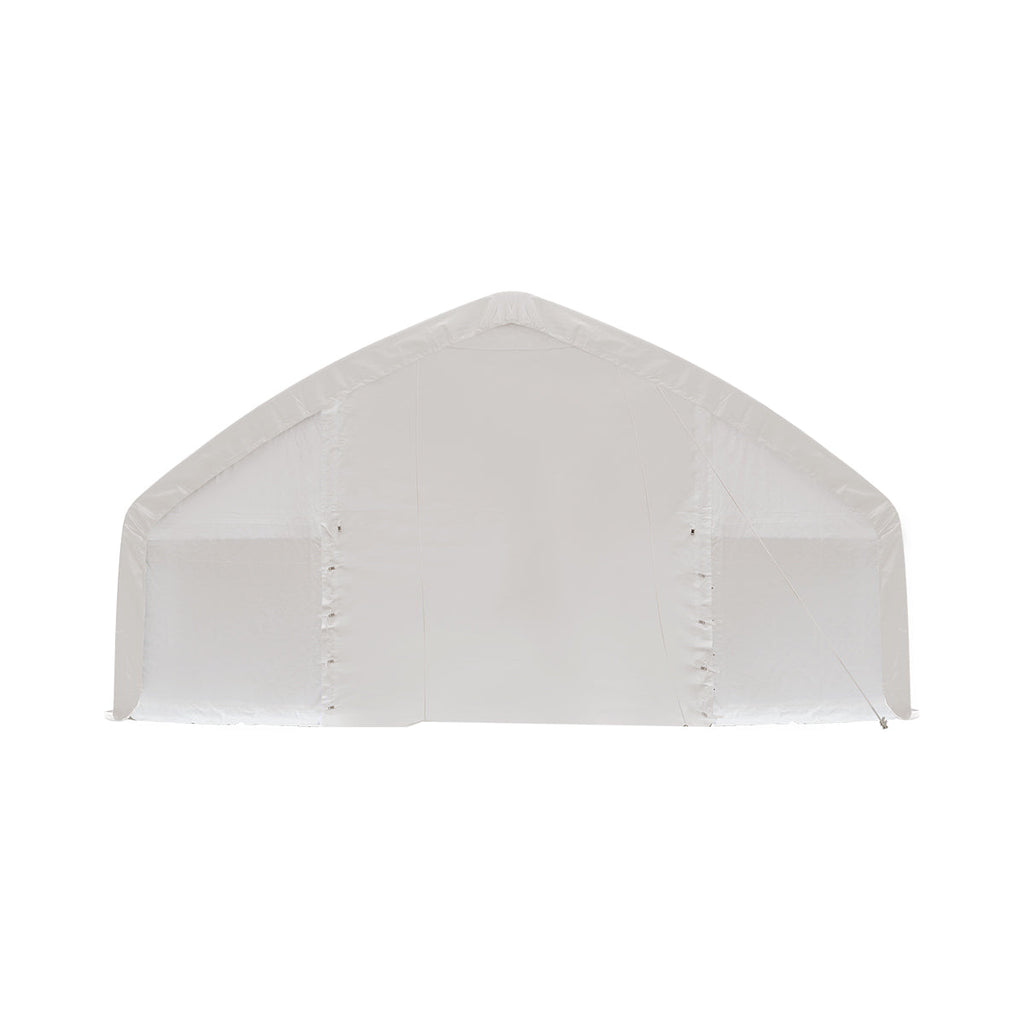 30' x 70' Straight Wall Peak Ceiling Storage Shelter with Heavy Duty 10 oz PE Cover TMG-ST3072E (Previously ST3070E)