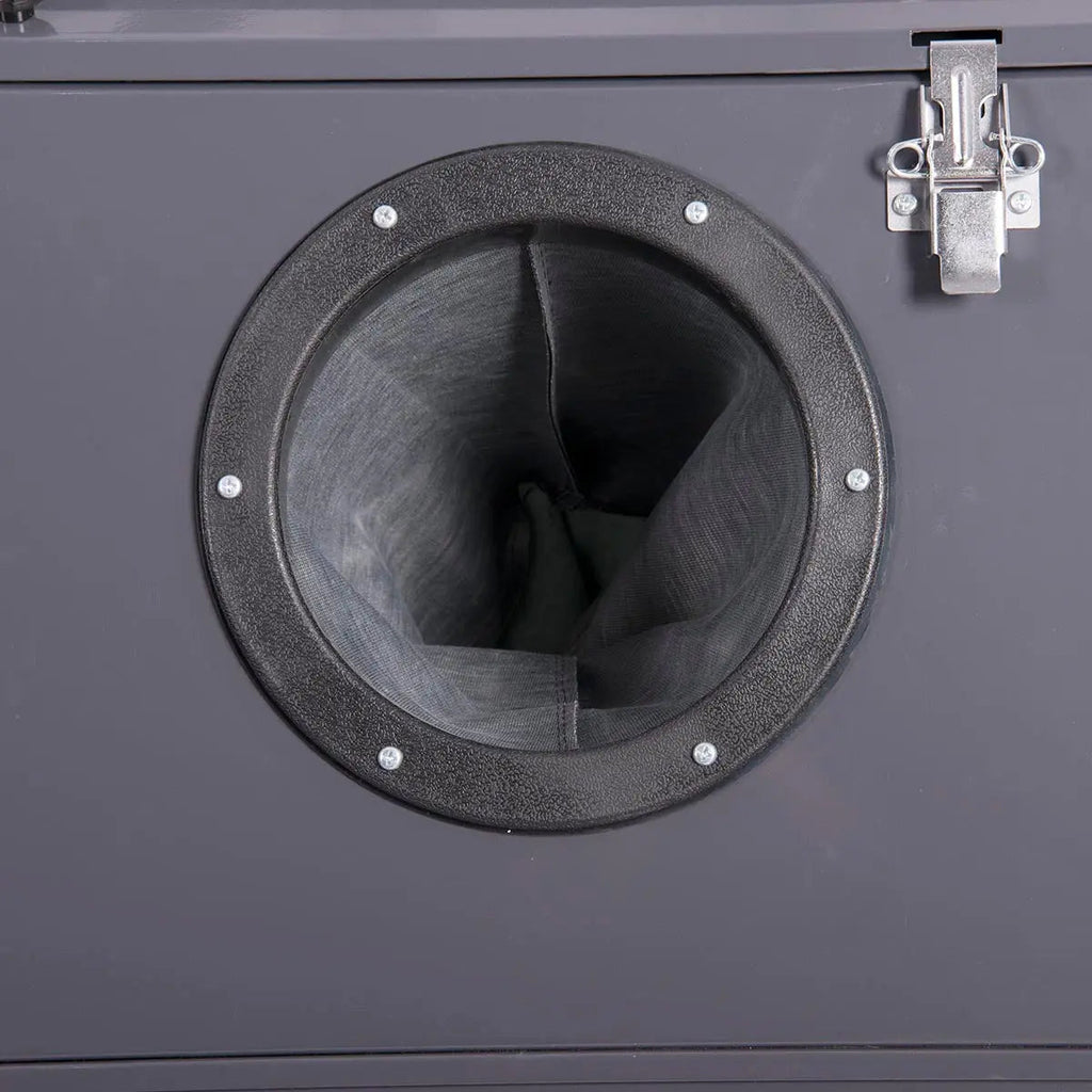 320 Gallon/1200L Commercial Cabinet Sandblaster, Dual Station Back to Back, Vacuum System, Oversized Window TMG-ABC120
