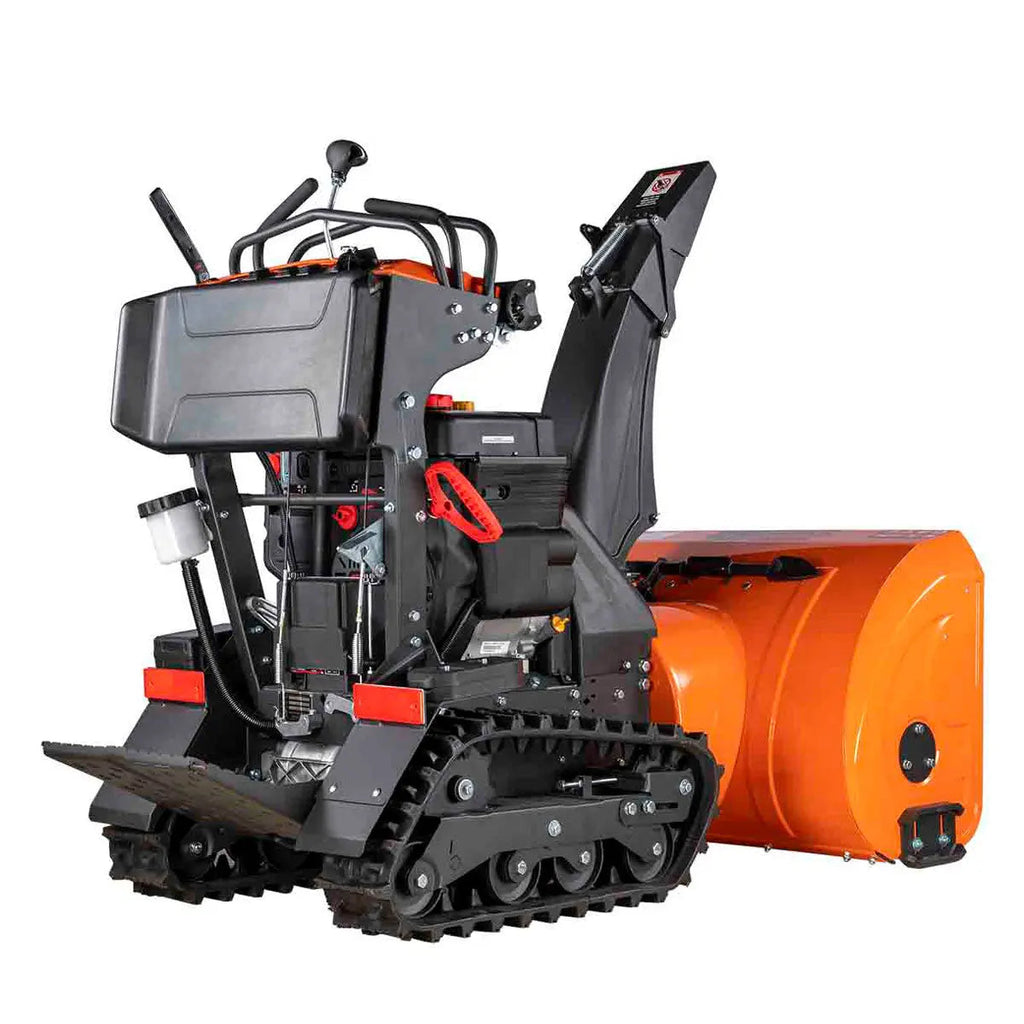 TMG Heavy Series™ Stand-On Rubber Track Snow Blower, Dual Stage, LED Light, 50' Throwing Distance TMG-GSB36 (Discontinued – No Longer Available)