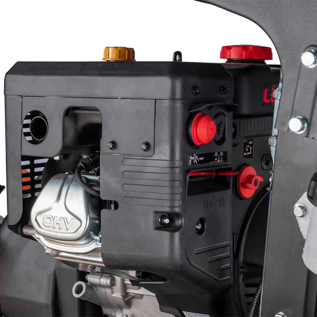 TMG Heavy Series™ Stand-On Rubber Track Snow Blower, Dual Stage, LED Light, 50' Throwing Distance TMG-GSB36 (Discontinued – No Longer Available)