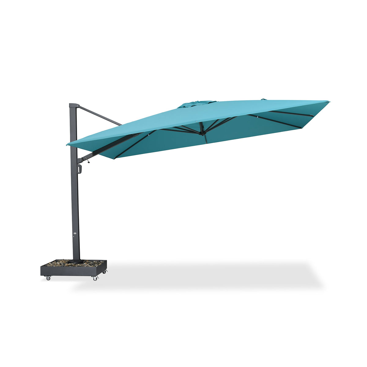 PURPLE LEAF Heavy Duty Cantilever Patio Umbrella Extra Large Outdoor Umbrella for Yard, Garden, Pool