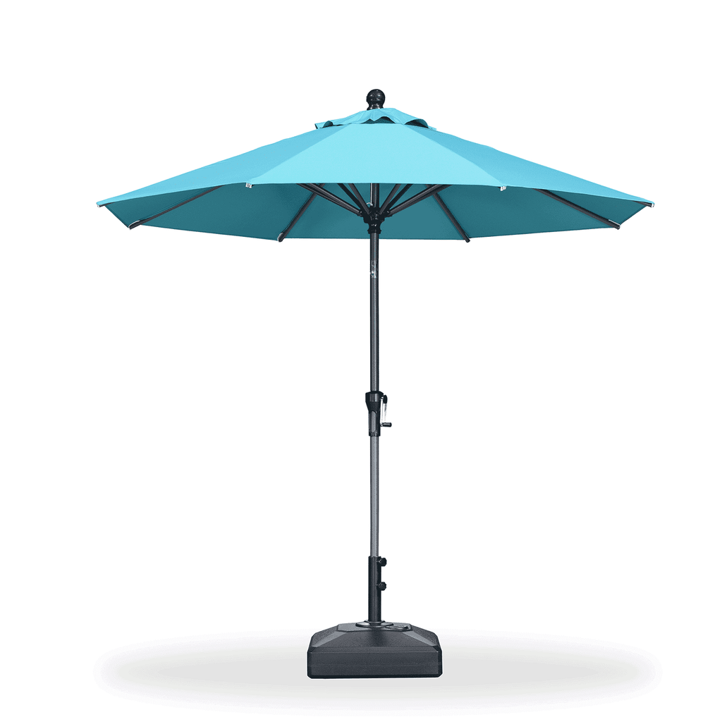 PURPLE LEAF Round Tiltable Patio Umbrella Poolside Porch Table Umbrella