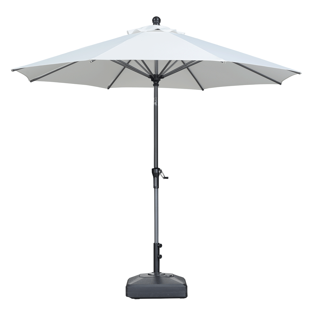 PURPLE LEAF Round Tiltable Patio Umbrella Poolside Porch Table Umbrella