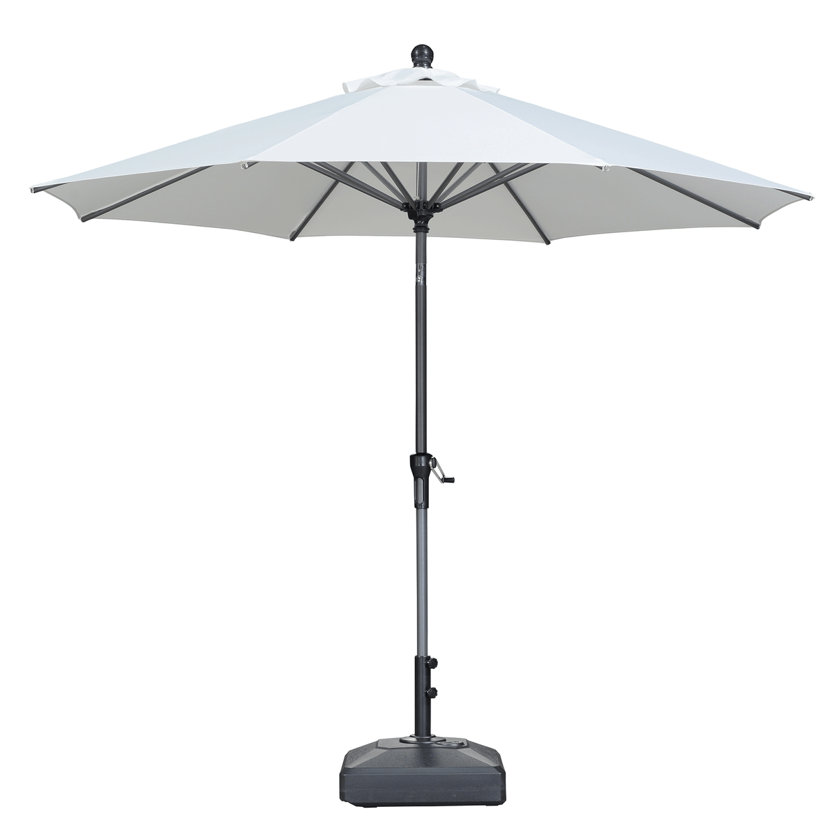 PURPLE LEAF Round Tiltable Patio Umbrella Poolside Porch Table Umbrella