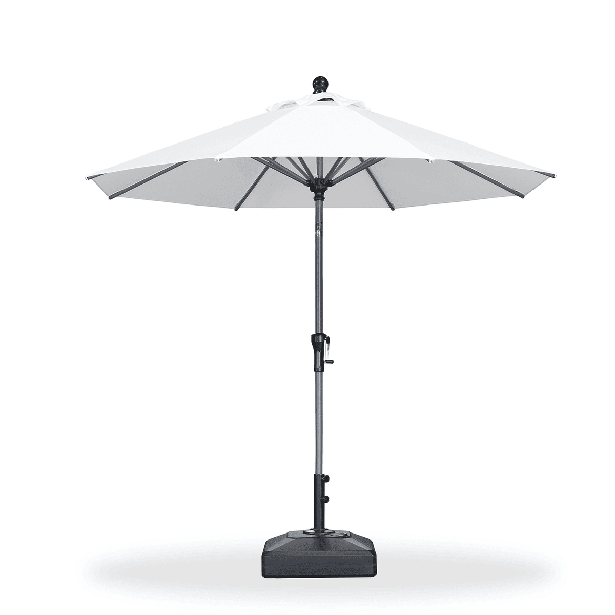PURPLE LEAF Round Tiltable Patio Umbrella Poolside Porch Table Umbrella