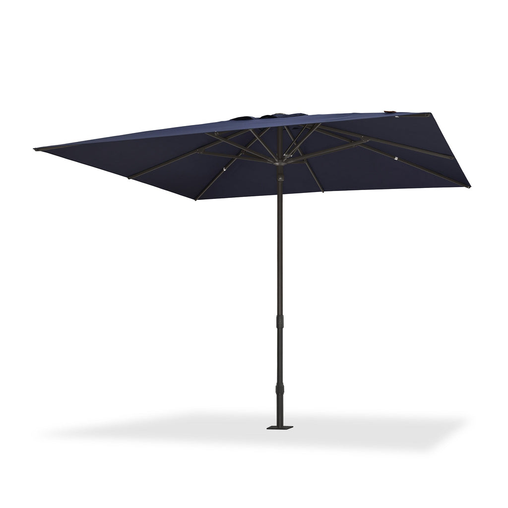 PURPLE LEAF Luxury Market Umbrella Heavy-Duty Commercial Hydraulic Semi-Automatic Patio Umbrella