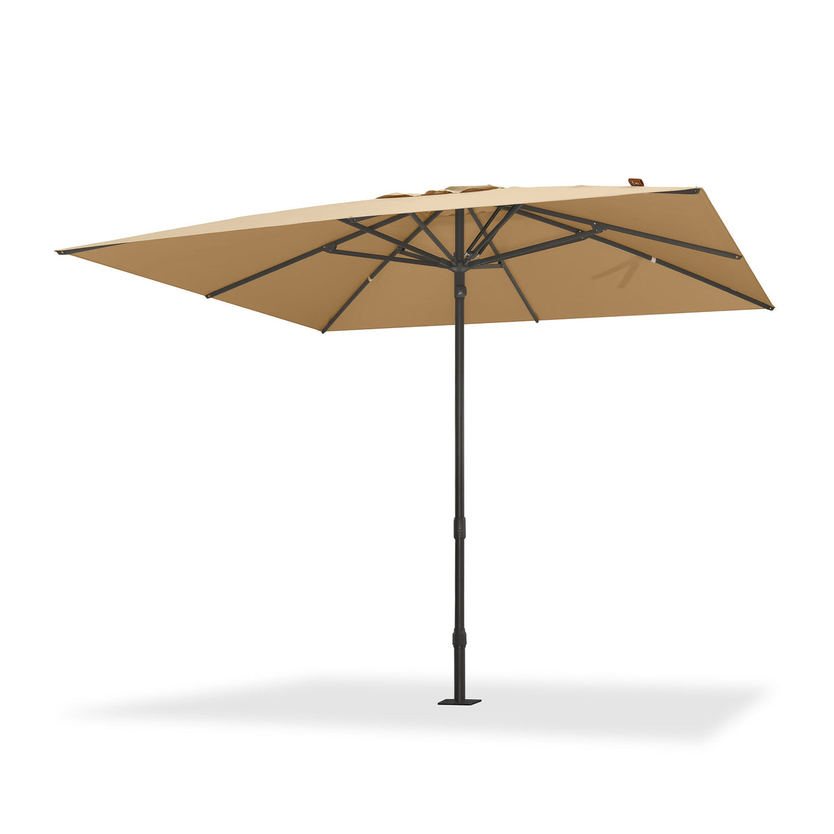 PURPLE LEAF Luxury Market Umbrella Heavy-Duty Commercial Hydraulic Semi-Automatic Patio Umbrella