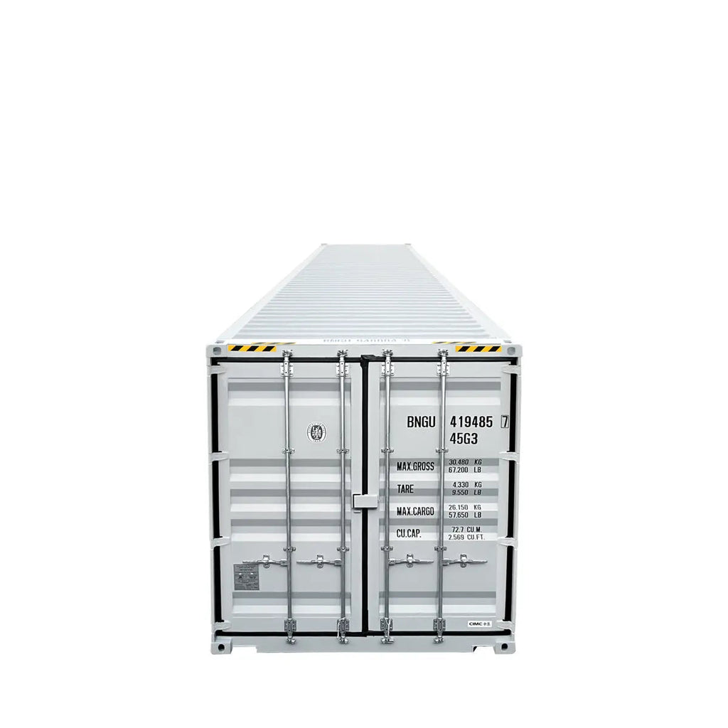 40-Foot High Cube Shipping Container with 2 Side Doors – One-Way Use Sea Can TMG-SC45S