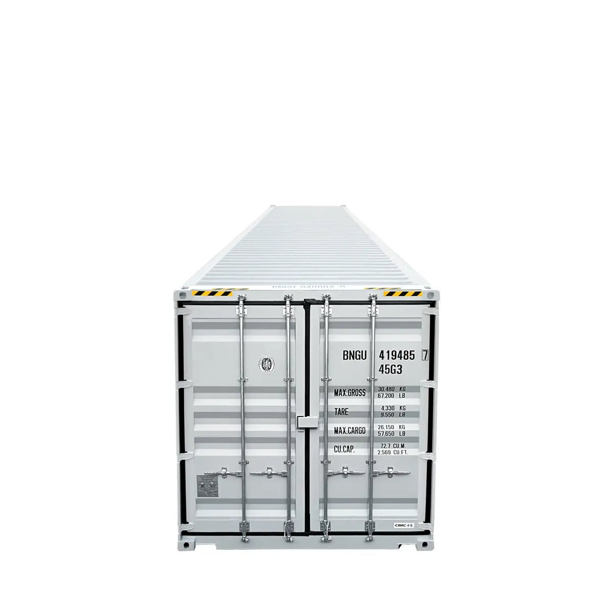 40-Foot High Cube Shipping Container with 2 Side Doors – One-Way Use Sea Can TMG-SC45S