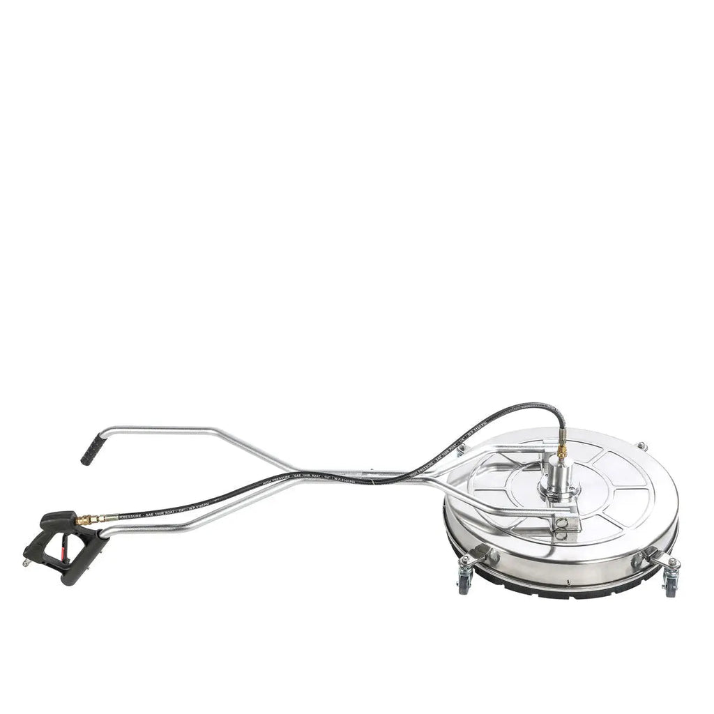 4000 PSI 24" Flat Surface Rotary Cleaner, Stainless Steel Deck, 8 GPM, Swivel Casters, TMG-GWS24