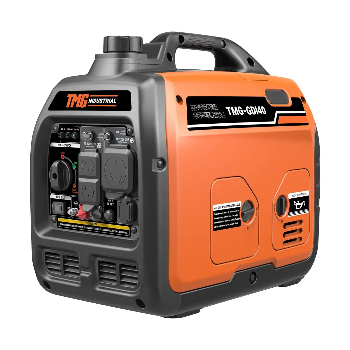 4000 Watt Digital Inverter Portable Generator, 3.5hrs 50% Load Run Time, CETL,ETL Certified For Canada/US, EPA Emissions Compliance, TMG-GDI40