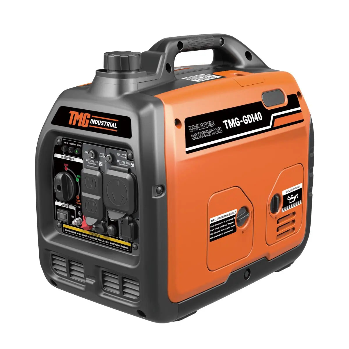 4000 Watt Digital Inverter Portable Generator, 3.5hrs 50% Load Run Time, CETL,ETL Certified For Canada/US, EPA Emissions Compliance, TMG-GDI40