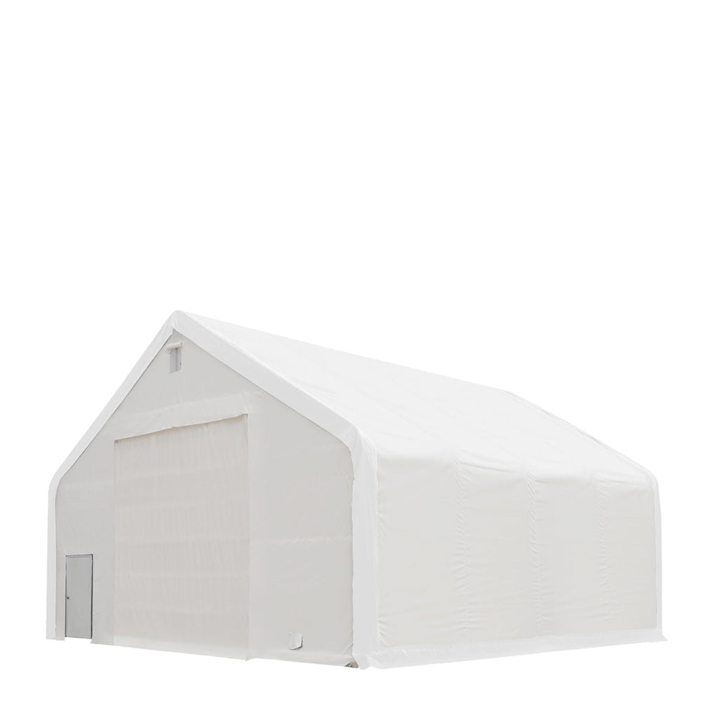 40' x 40' Dual Truss Storage Shelter with Heavy Duty 21 oz PVC Cover & Drive Through Doors, TMG-DT4042 (Previously DT4041)