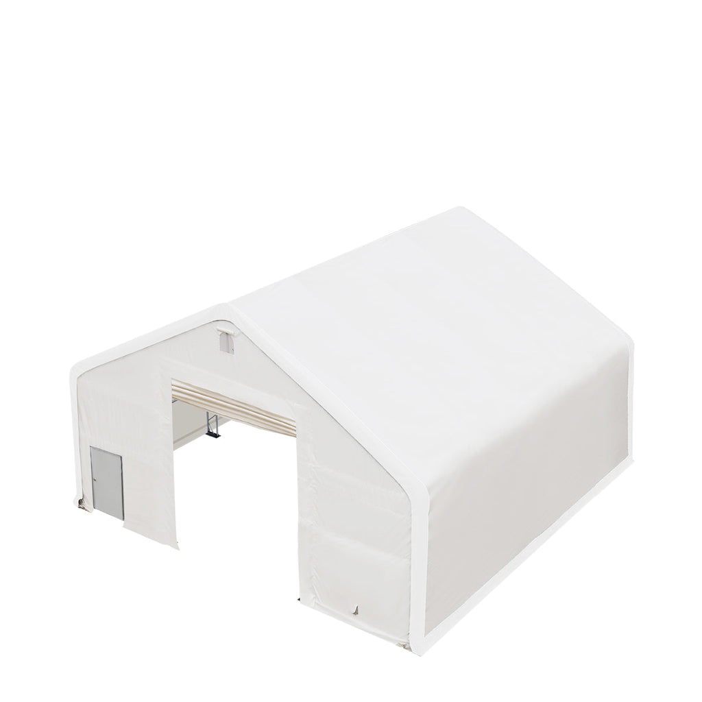40' x 40' Dual Truss Storage Shelter with Heavy Duty 21 oz PVC Cover & Drive Through Doors, TMG-DT4042 (Previously DT4041)