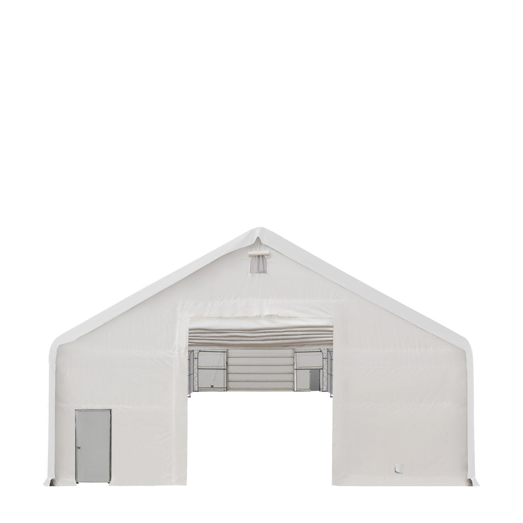 40' x 40' Dual Truss Storage Shelter with Heavy Duty 21 oz PVC Cover & Drive Through Doors, TMG-DT4042 (Previously DT4041)