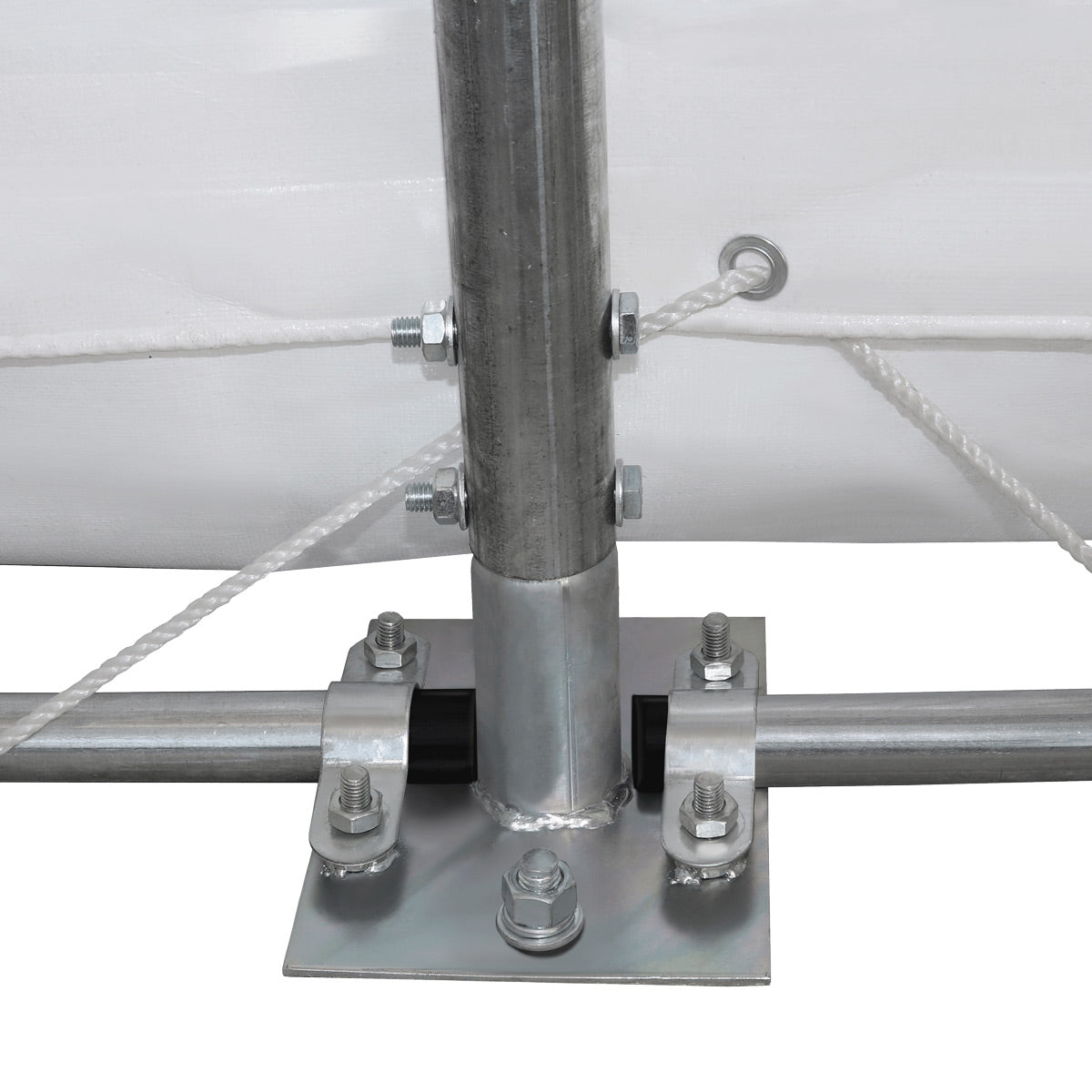 40' x 40' Dual Truss Storage Shelter with Heavy Duty 21 oz PVC Cover & Drive Through Doors, TMG-DT4042 (Previously DT4041)
