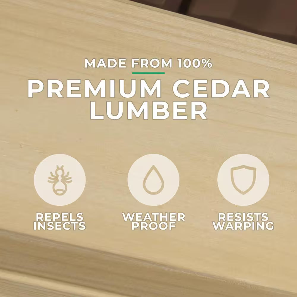 DIY Meridian 12 Ft. X 20 Ft. Cedar Wood Outdoor Gazebo Kit with Hartop Metal Roof - Permanent Covered Patio Shade