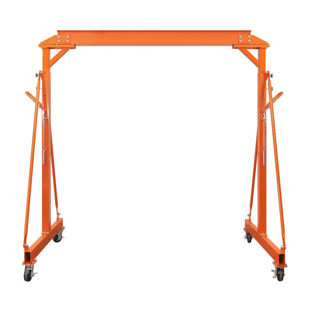 4400-lb Adjustable Height All-Steel Gantry Crane, Auto-Lock, 95" Min. Height, 142" Max. Height, Locking Swivel Caster Wheels, TMG-AGC21(Previously TMG-AGC20)