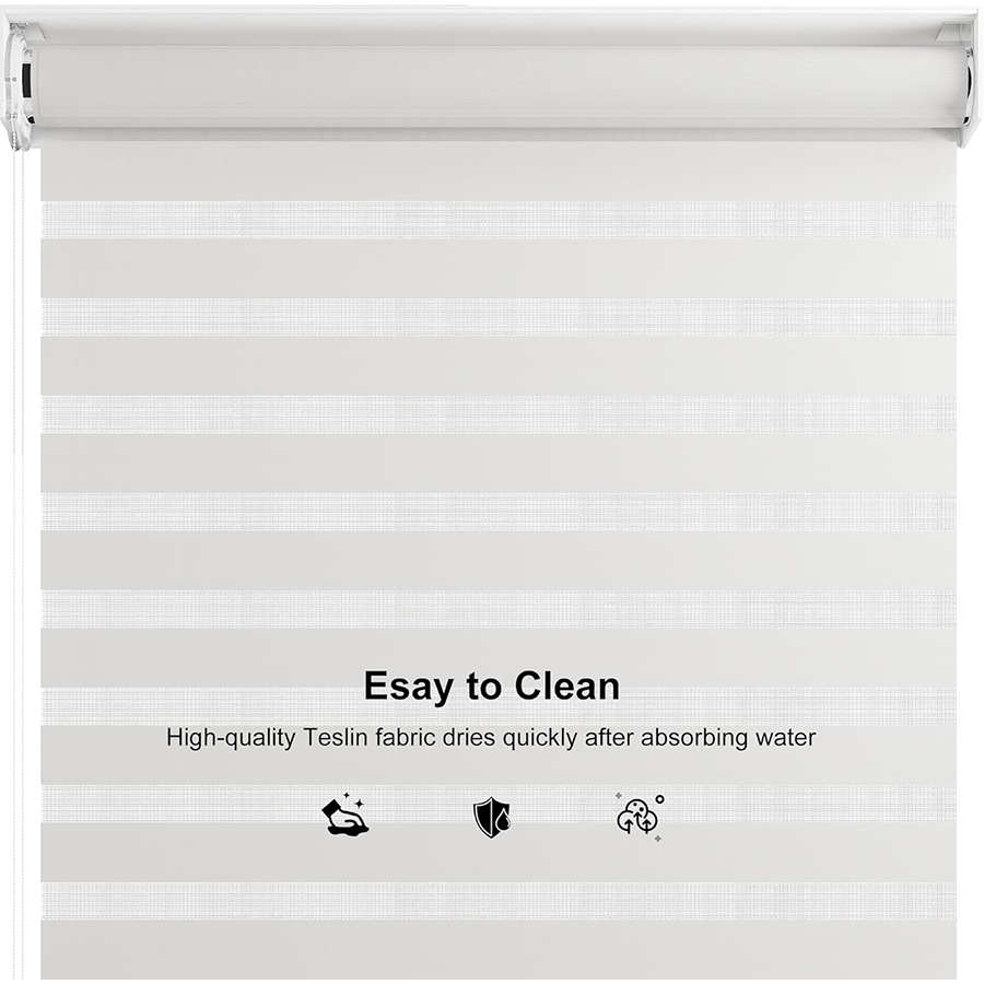 PURPLE LEAF Athena Louvered Pergola White Outdoor Aluminum Pergola with Roller Blind Adjustable Gazebo for Patio Deck Garden