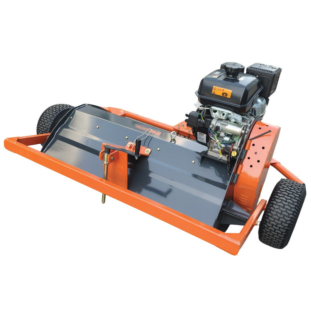 48" ATV Flail Mower Slasher with 14 HP Kohler Engine and Tow-Behind Side Shift, TMG-AFM48K