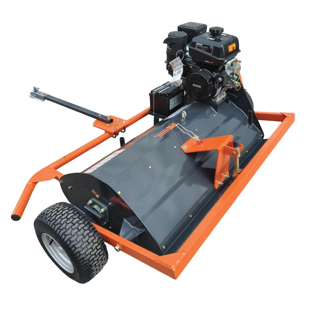 48" ATV Flail Mower Slasher with 14 HP Kohler Engine and Tow-Behind Side Shift, TMG-AFM48K