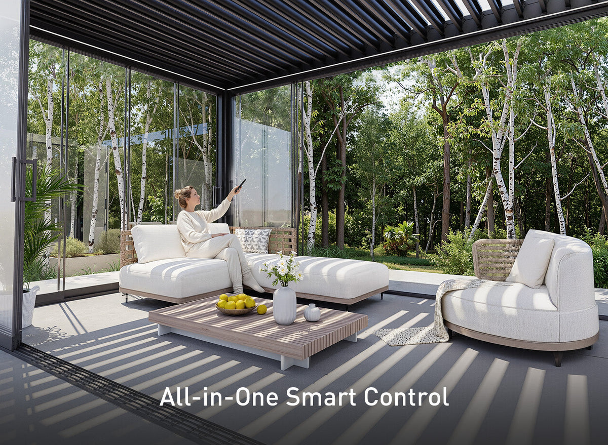 FlexPatio POWER+ PRO Gen 1 Motorized Pergola