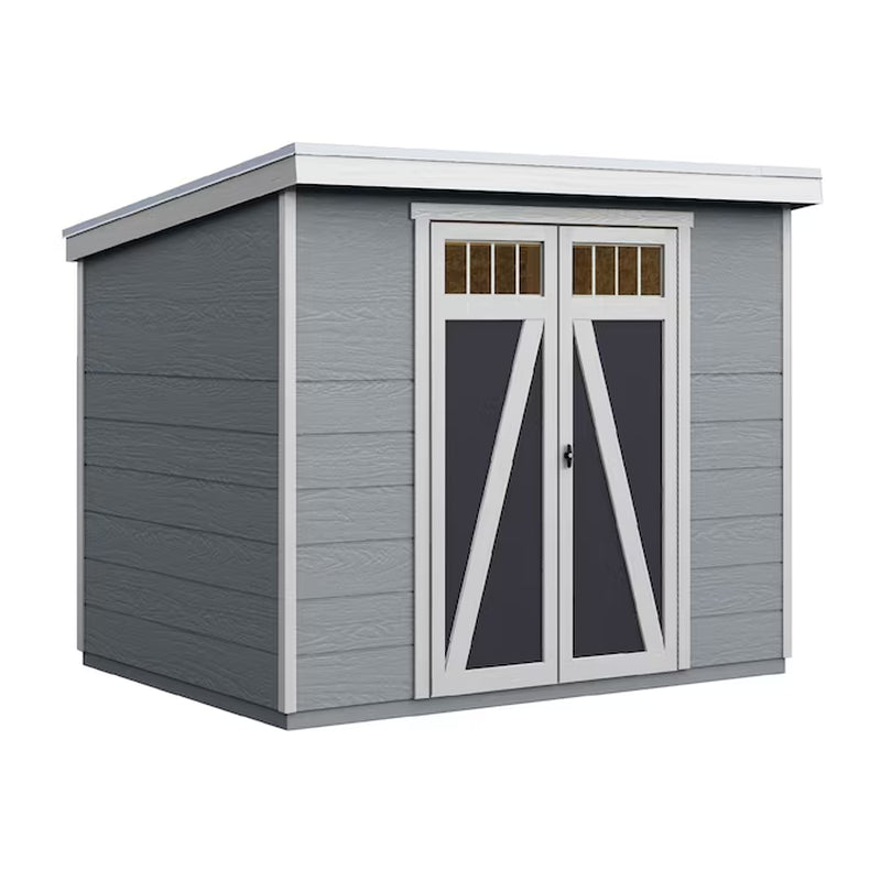 Modern 8-Ft X 6-Ft Wood Outdoor Storage Shed (Floor Included)