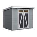 Modern 8-Ft X 6-Ft Wood Outdoor Storage Shed (Floor Included)