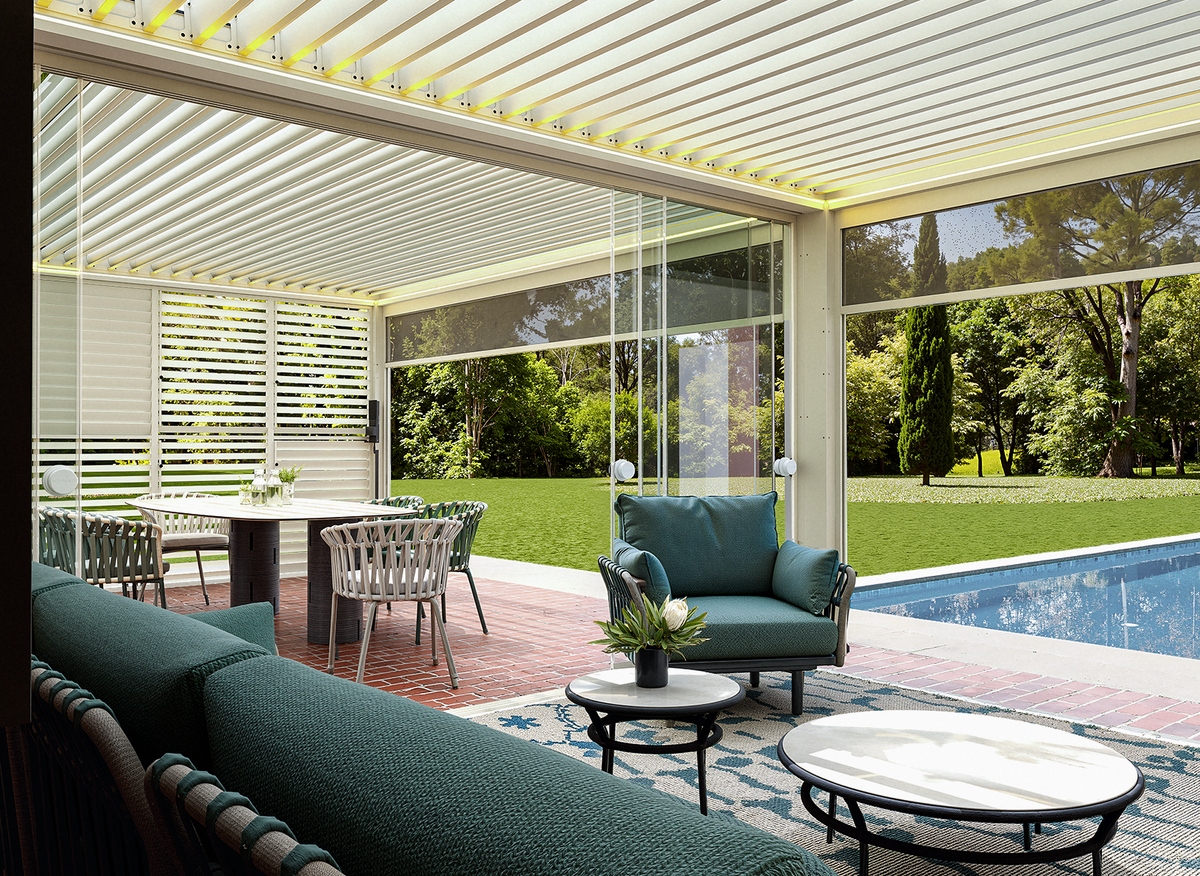 FlexPatio POWER+ PRO Gen 2 Motorized Pergola