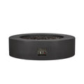 Jensen Co. Brookhurst 43 In. W X 13 In. H round Outdoor GFRC Liquid Propane Fire Pit in Carbon with Lava Rocks