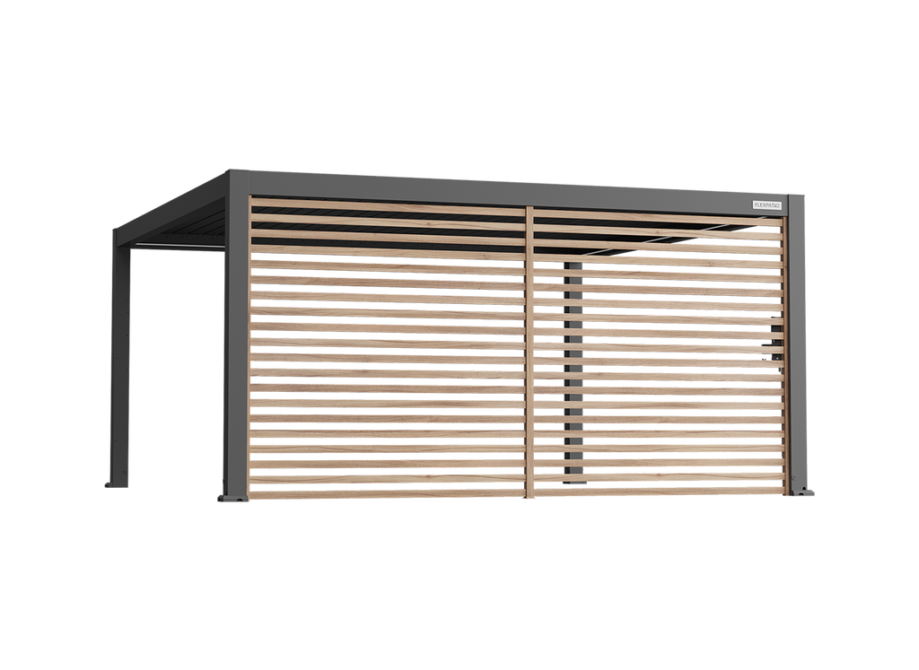 Wood-Grain Slat Walls