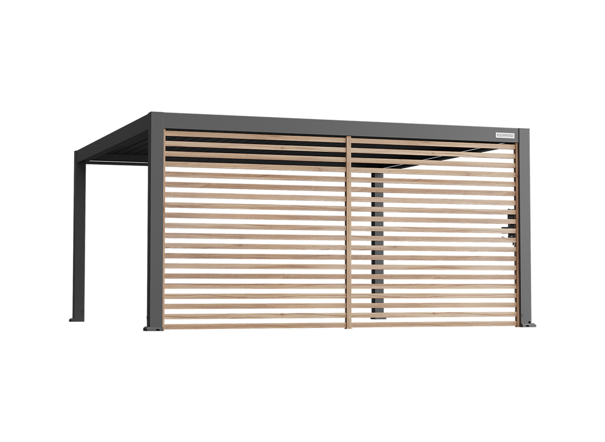 Wood-Grain Slat Walls