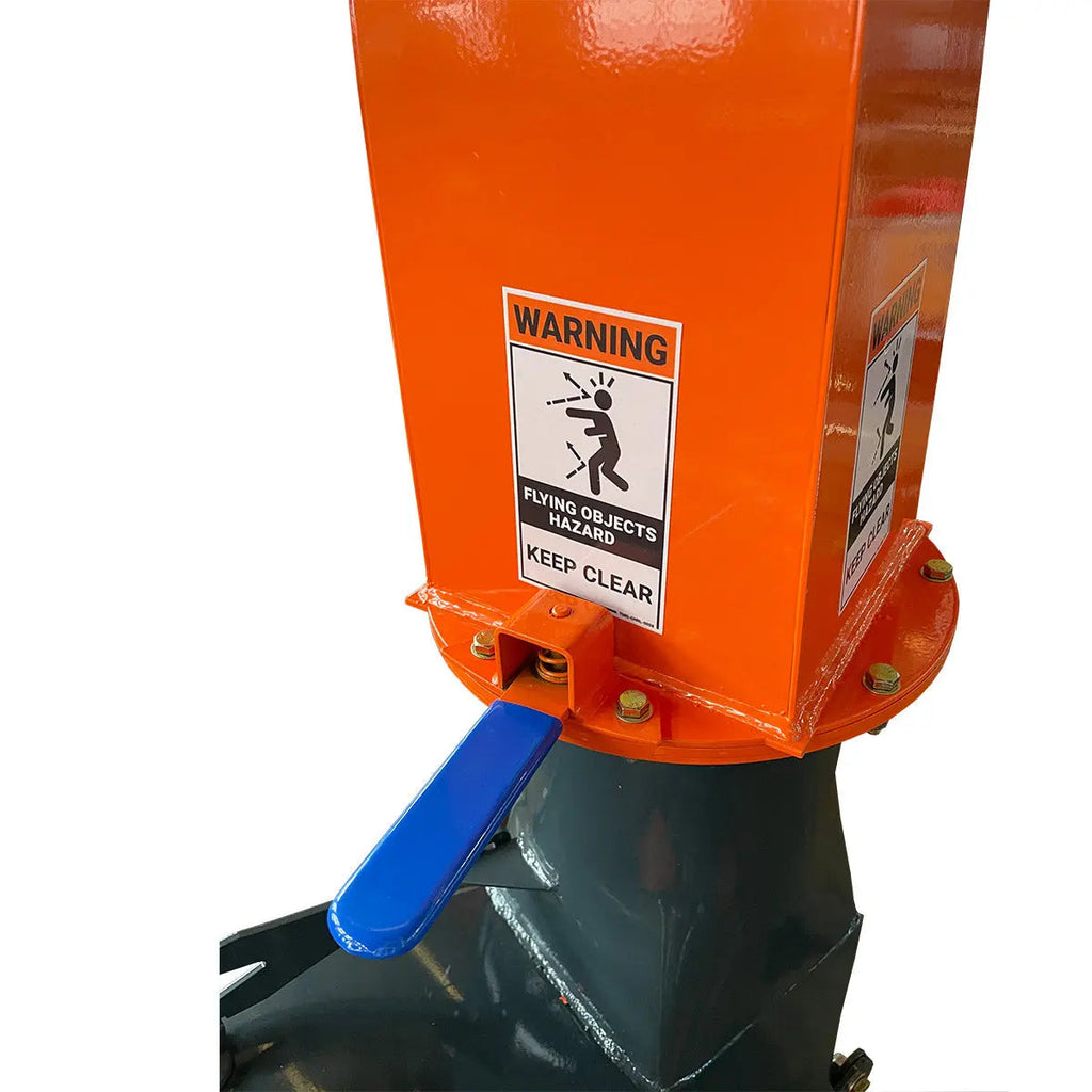 6" 3-Point Hitch Wood Chipper, Reversible/Hardened Blades, 360° Swiveling Chute, 40-80 HP Tractors, TMG-WC60 (Discontinued – No Longer Available)
