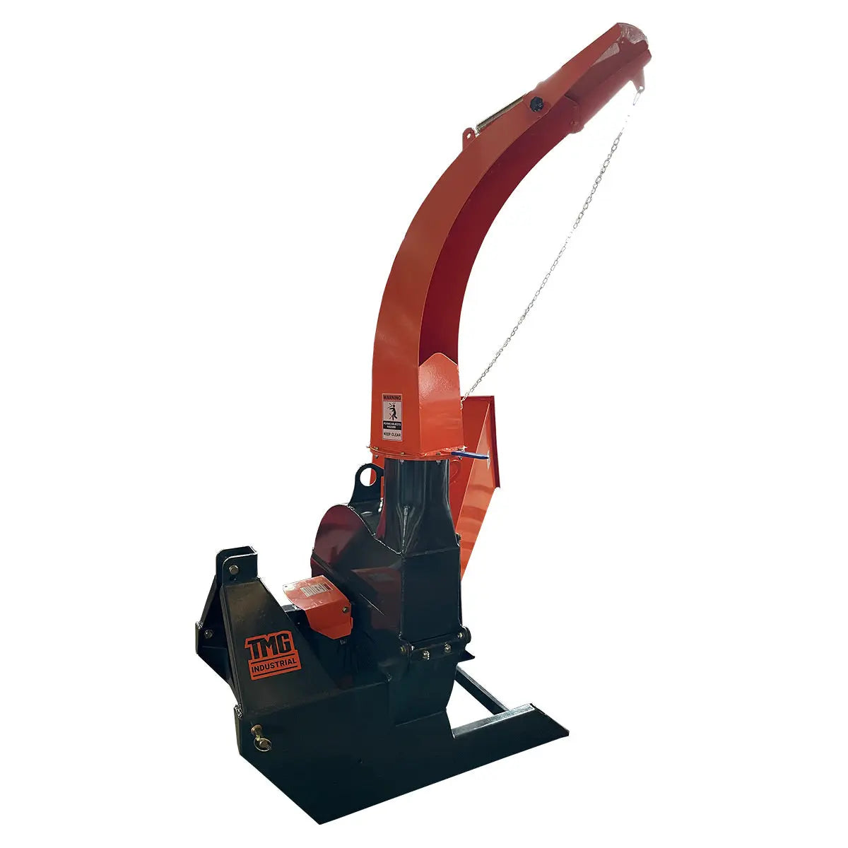 6" 3-Point Hitch Wood Chipper, Reversible/Hardened Blades, 360° Swiveling Chute, 40-80 HP Tractors, TMG-WC60 (Discontinued – No Longer Available)