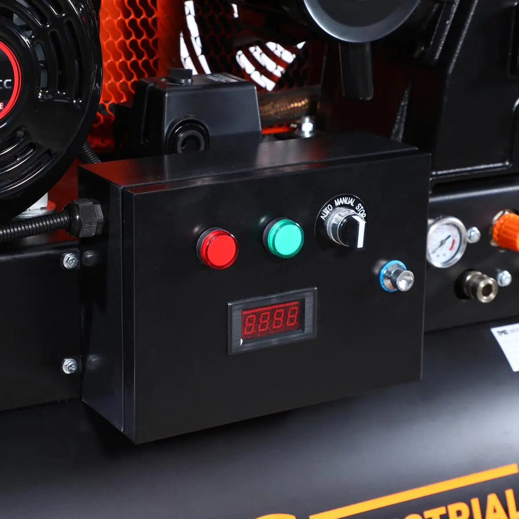 60 Gallon 2-Stage Truck Mounted Air Compressor, 14 HP LONCIN G420F Engine, , Horizontal Tank, 18.5 CFM @ 175 PSI, TMG-GAC65