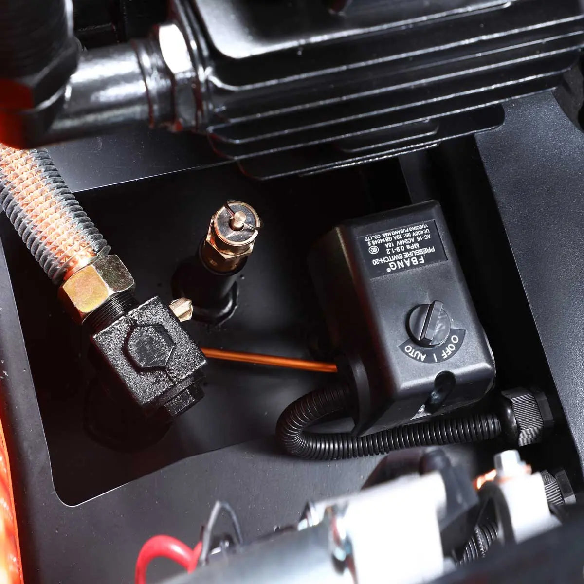 60 Gallon 2-Stage Truck Mounted Air Compressor, 14 HP LONCIN G420F Engine, , Horizontal Tank, 18.5 CFM @ 175 PSI, TMG-GAC65