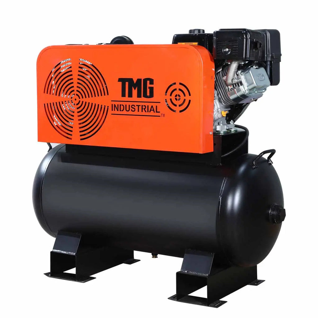 60 Gallon 2-Stage Truck Mounted Air Compressor, 14 HP LONCIN G420F Engine, , Horizontal Tank, 18.5 CFM @ 175 PSI, TMG-GAC65
