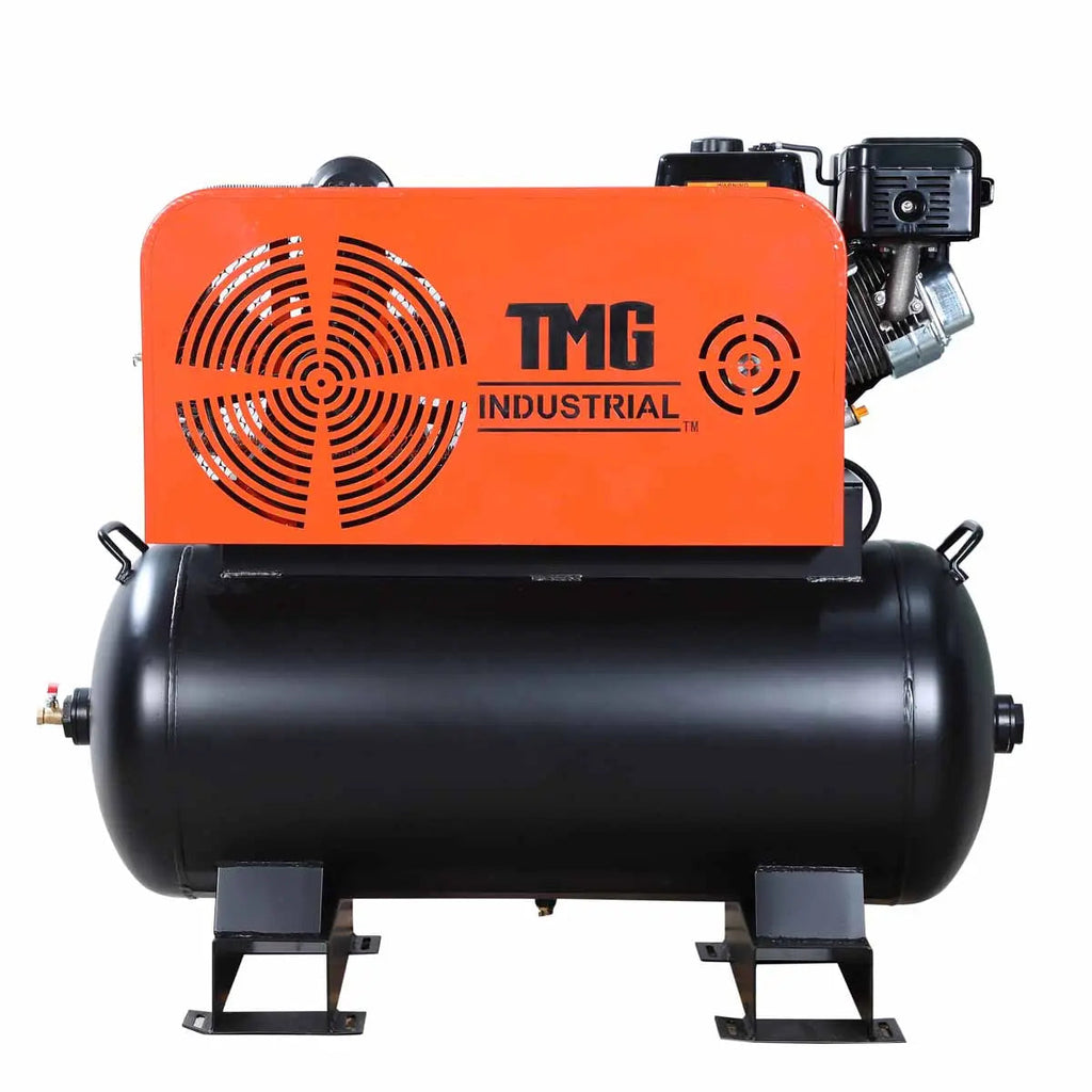 60 Gallon 2-Stage Truck Mounted Air Compressor, 14 HP LONCIN G420F Engine, , Horizontal Tank, 18.5 CFM @ 175 PSI, TMG-GAC65