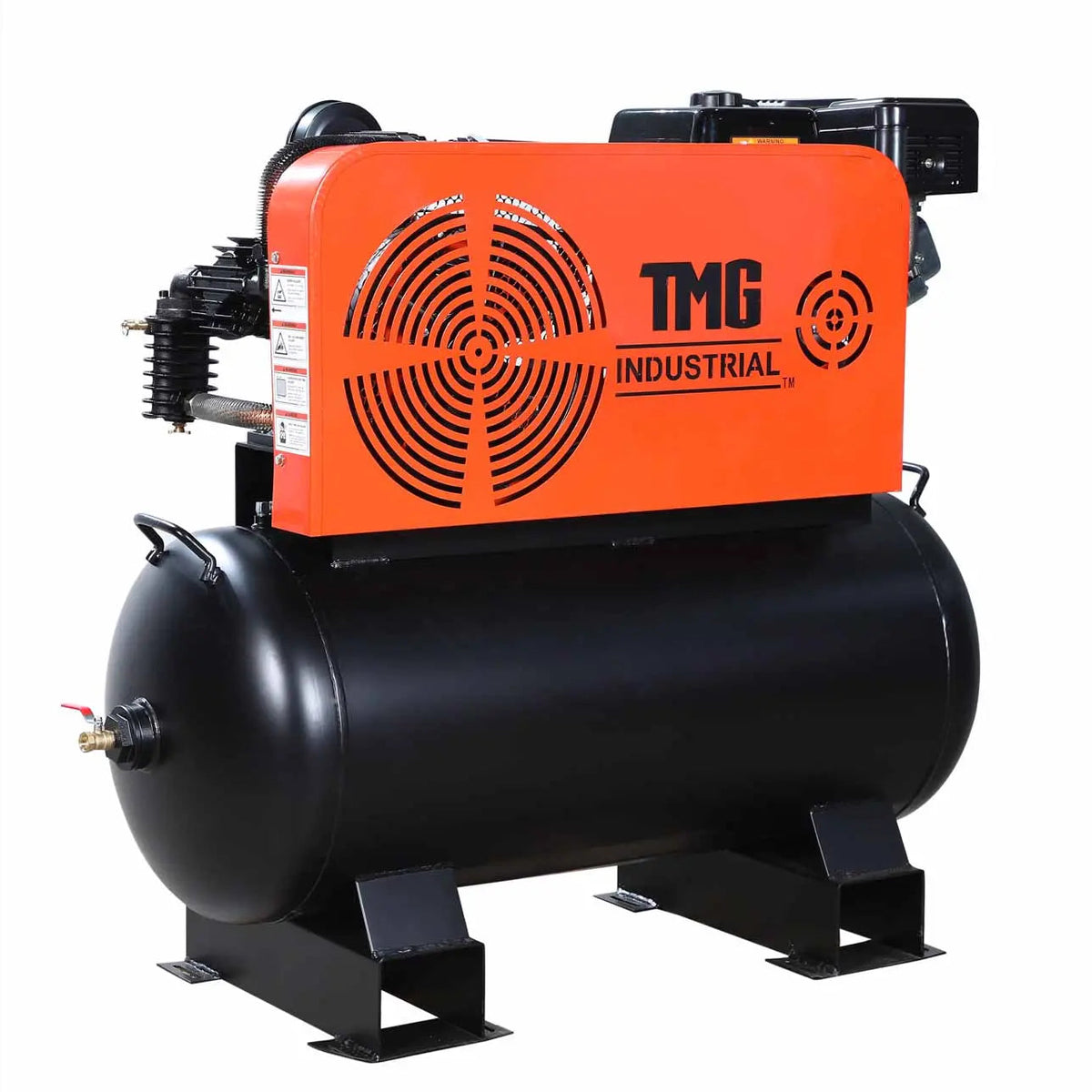 60 Gallon 2-Stage Truck Mounted Air Compressor, 14 HP LONCIN G420F Engine, , Horizontal Tank, 18.5 CFM @ 175 PSI, TMG-GAC65
